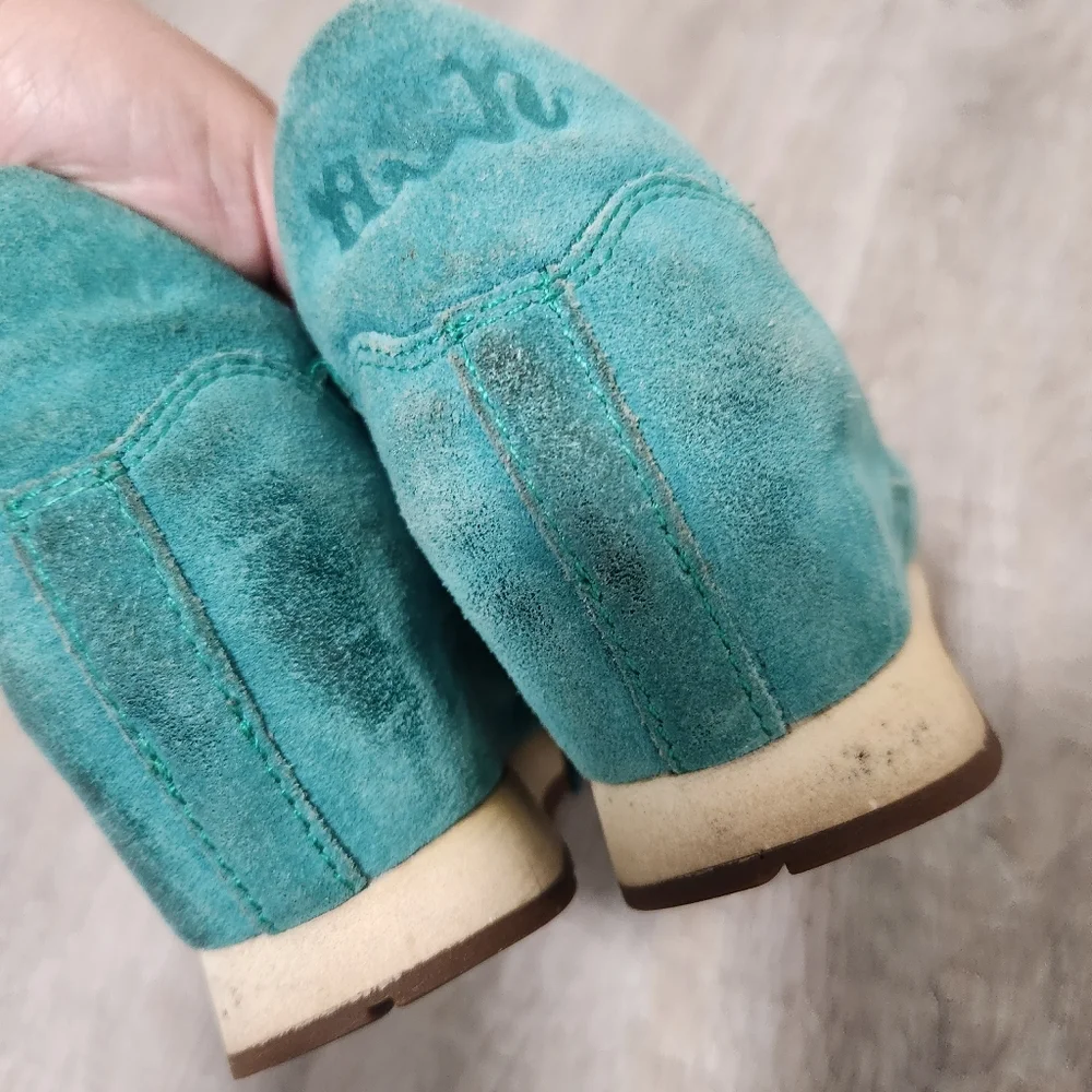 ASH Vintage Teal Platform Sneakers Size 37